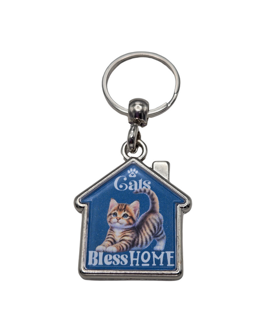 House-Shaped Keychain - Home Sweet Home Designs
