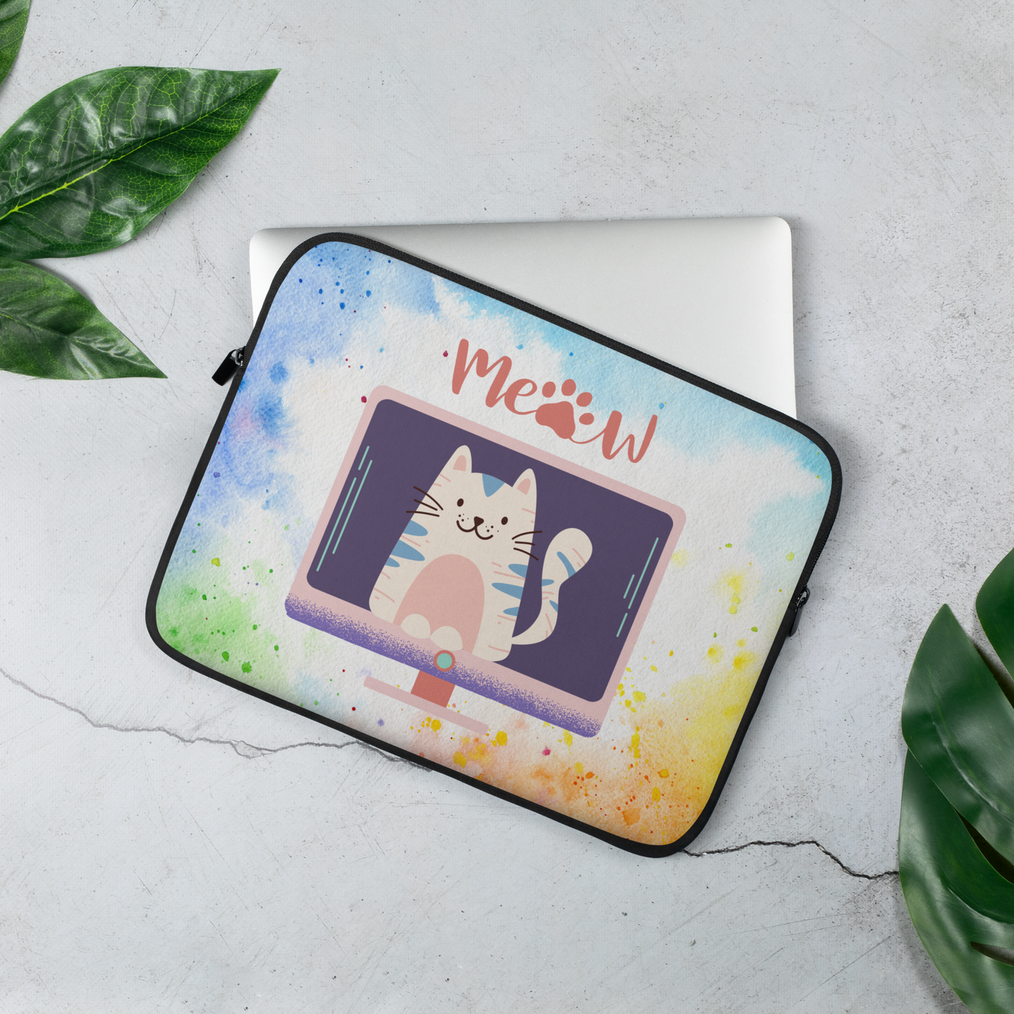 Laptop Sleeve 13" or 15" | Cat Meow