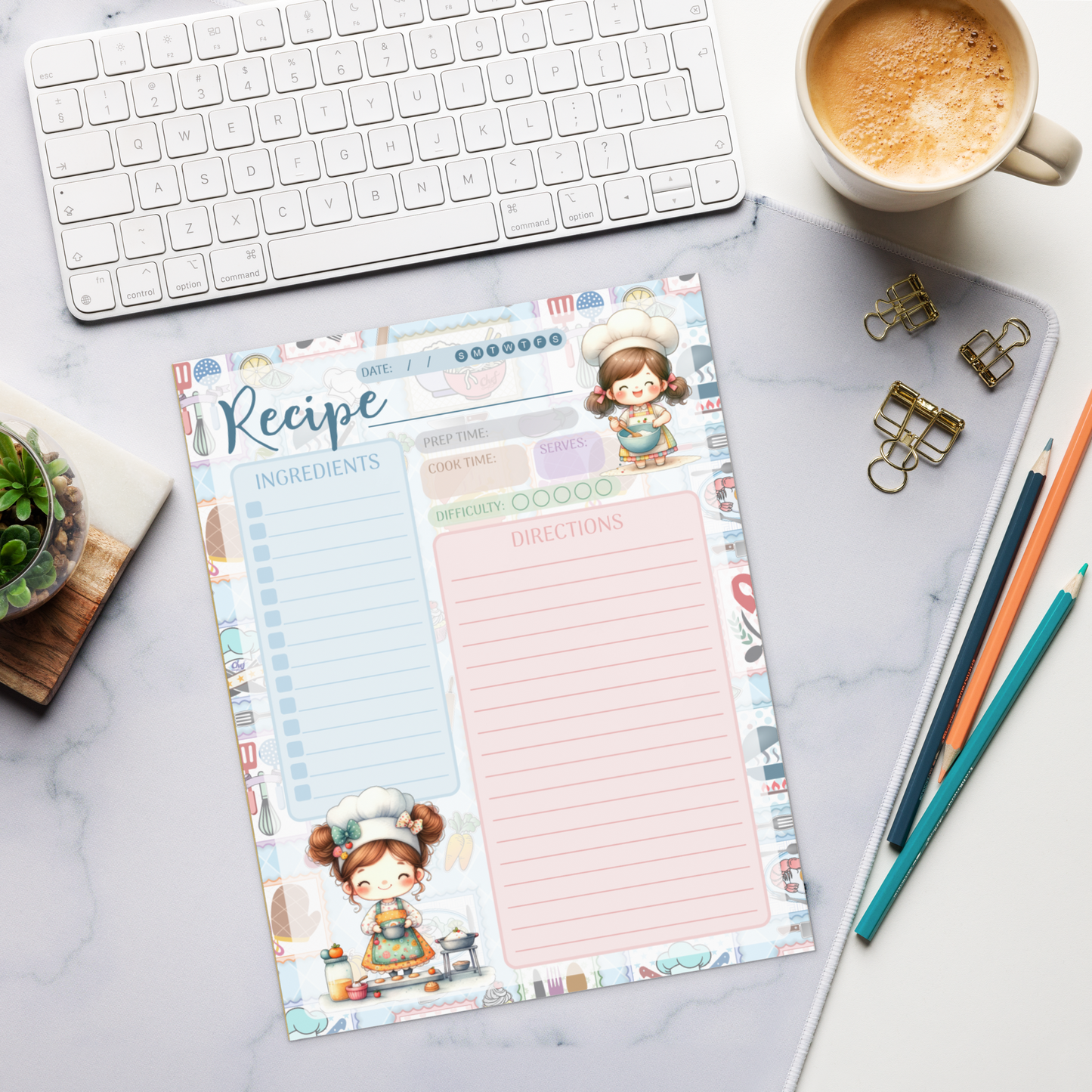 Notepad (Large) | Chef Recipe Notepad 3