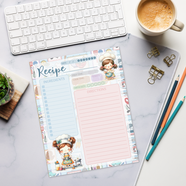 Notepad (Large) | Kitchen Post Chef Recipe Notepad 3