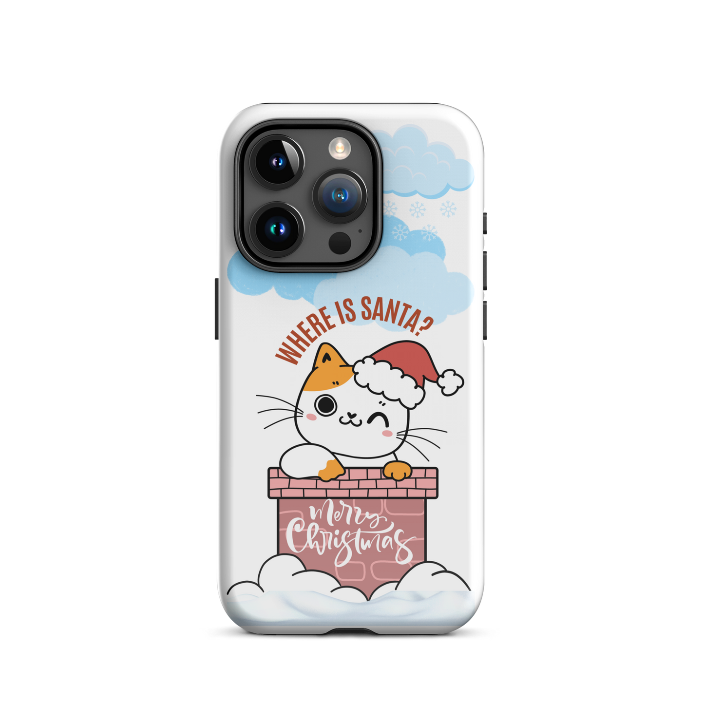 Tough case for iPhone 14, 15, 16, Plus, Pro, Pro Max | Cat Themed