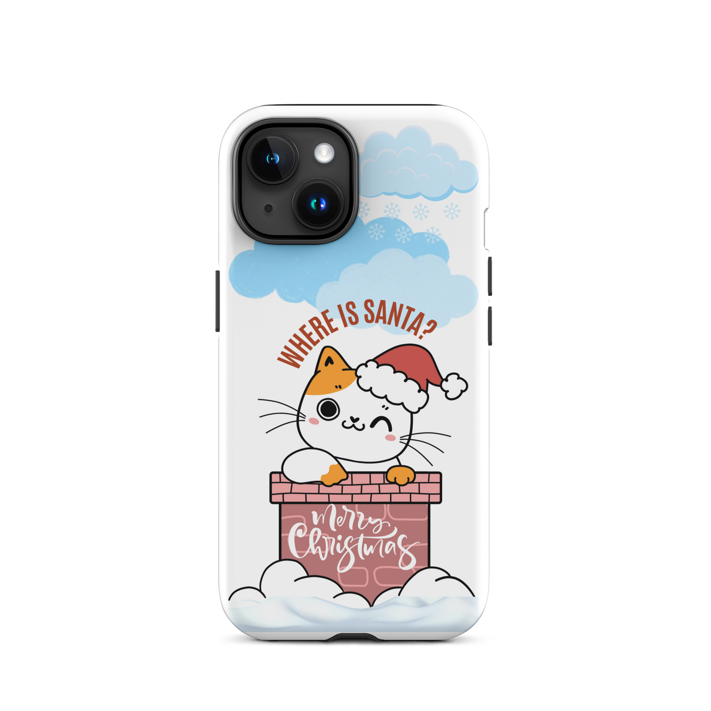 Tough case for iPhone 14, 15, 16, Plus, Pro, Pro Max | Cat Themed