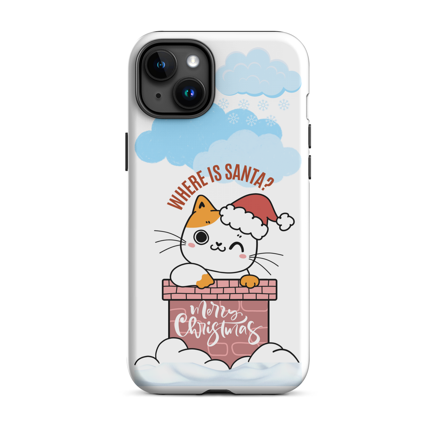 Tough case for iPhone 14, 15, 16, Plus, Pro, Pro Max | Cat Themed
