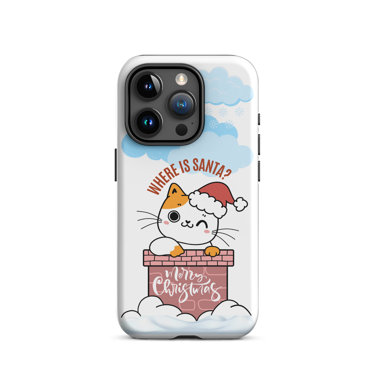 Tough case for iPhone 14, 15, 16, Plus, Pro, Pro Max | Cat Themed