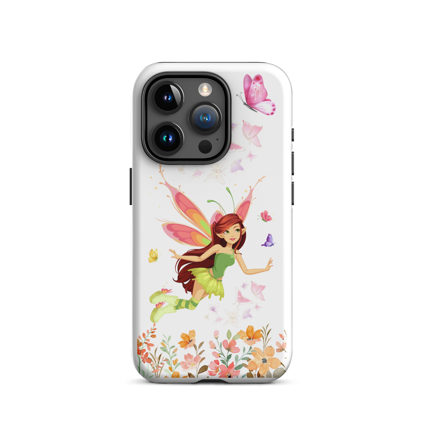 Tough case for iPhone 14, 15, Plus, Pro, Pro Max | Fairy Themed