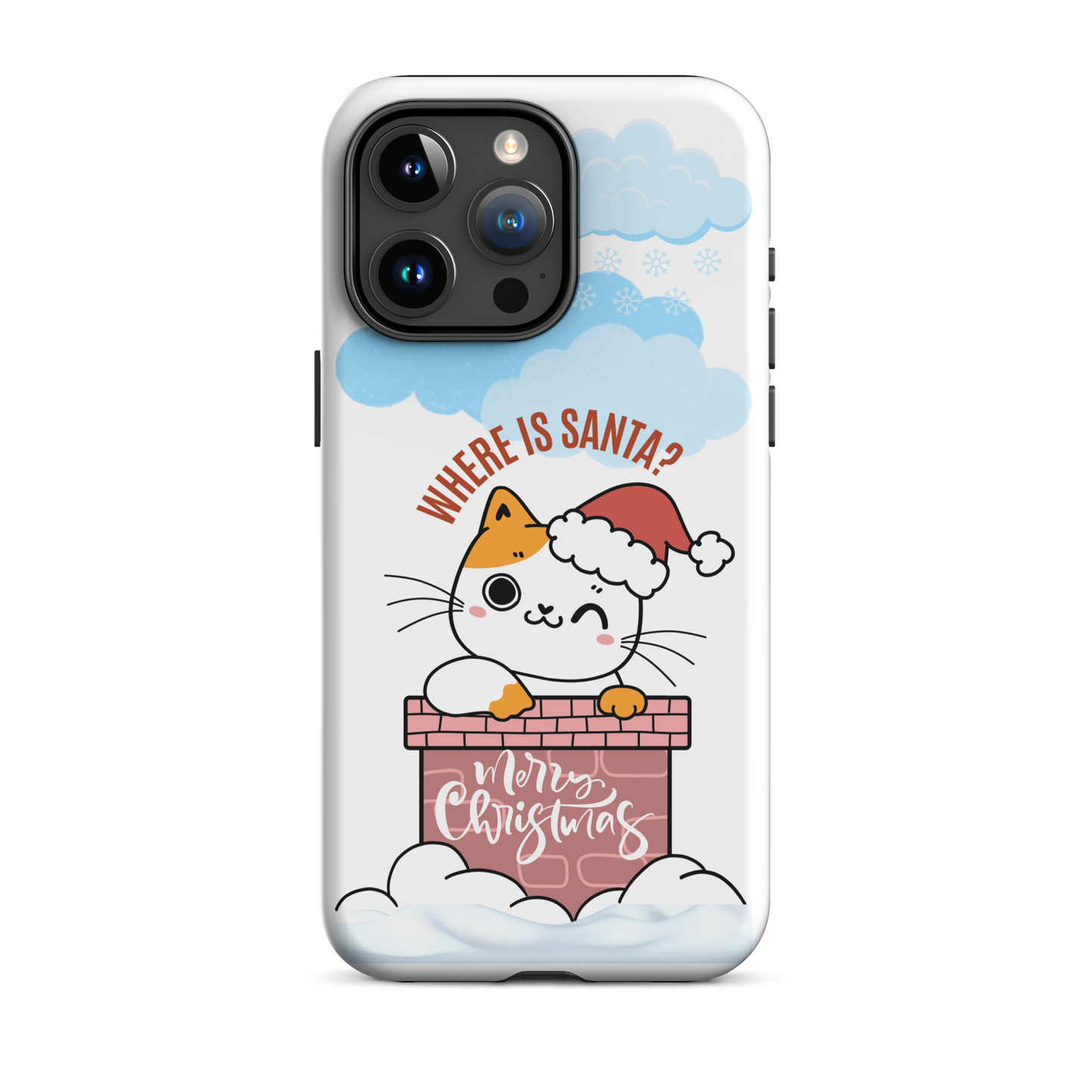 Tough case for iPhone 14, 15, 16, Plus, Pro, Pro Max | Cat Themed