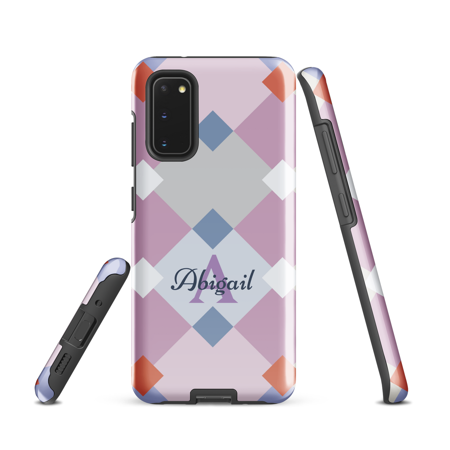 Tough case for Samsung® Galaxy Variations | Personalized Geometric Shaped