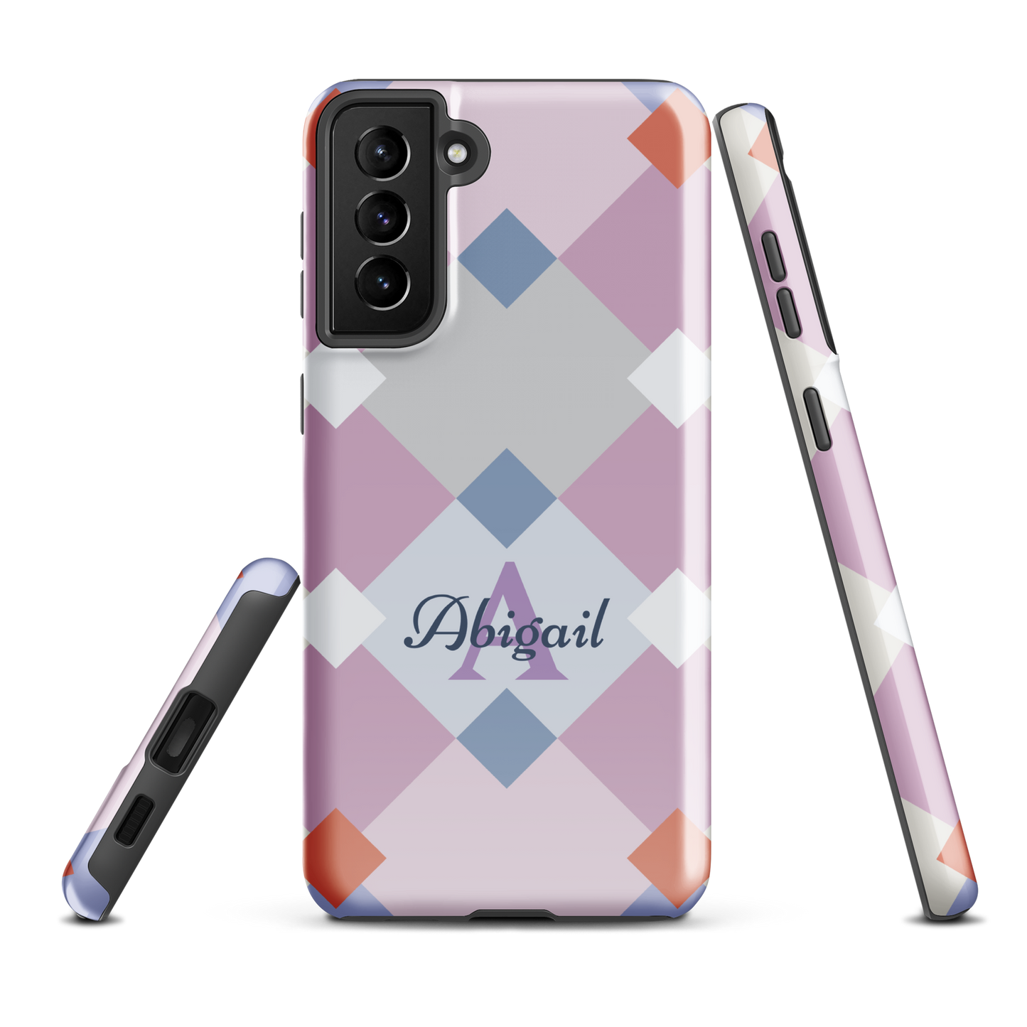 Tough case for Samsung® Galaxy Variations | Personalized Geometric Shaped