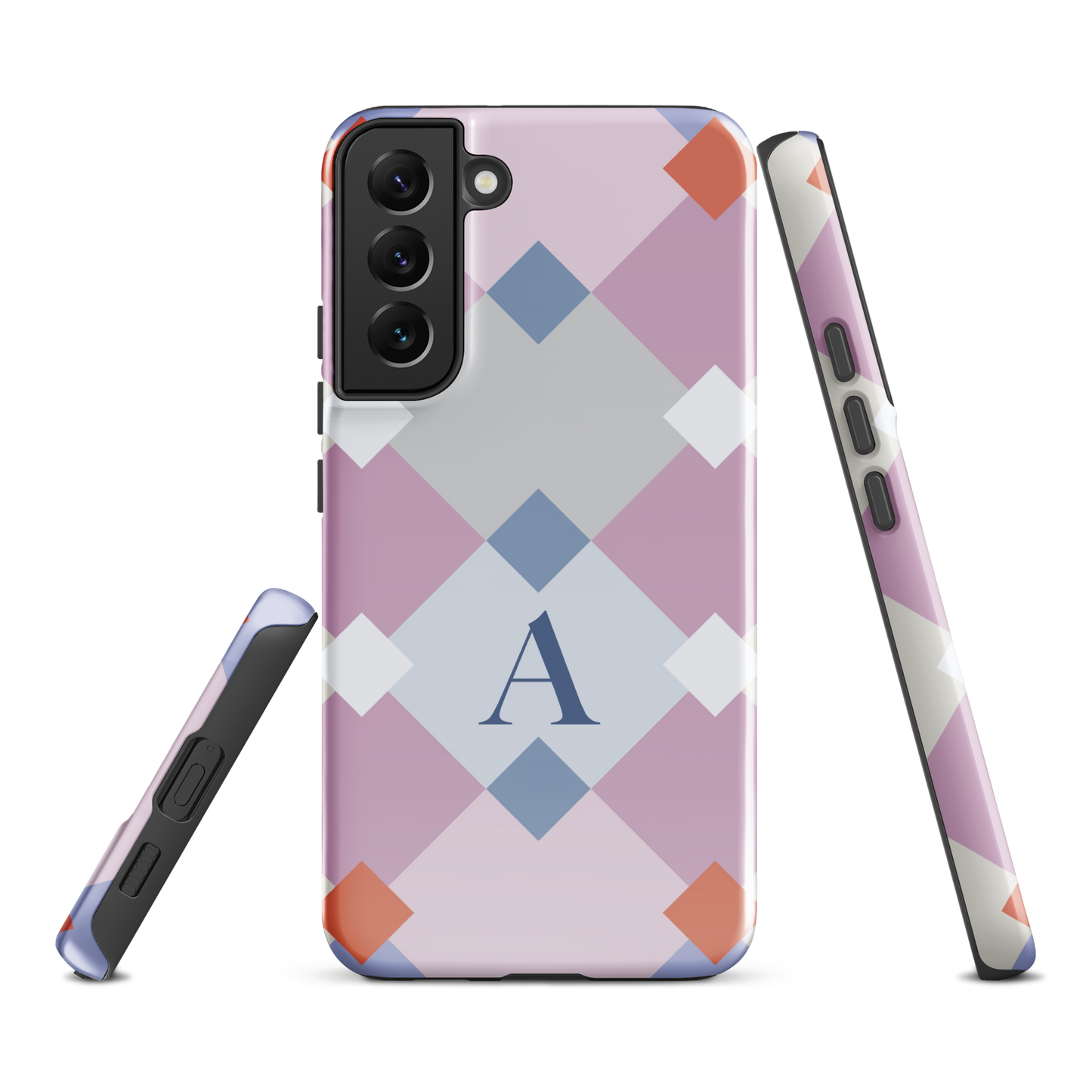 Tough case for Samsung Galaxy Variations | Monogramed Geometric Shaped