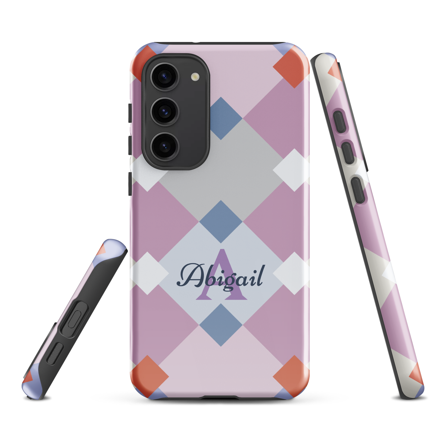 Tough case for Samsung® Galaxy Variations | Personalized Geometric Shaped