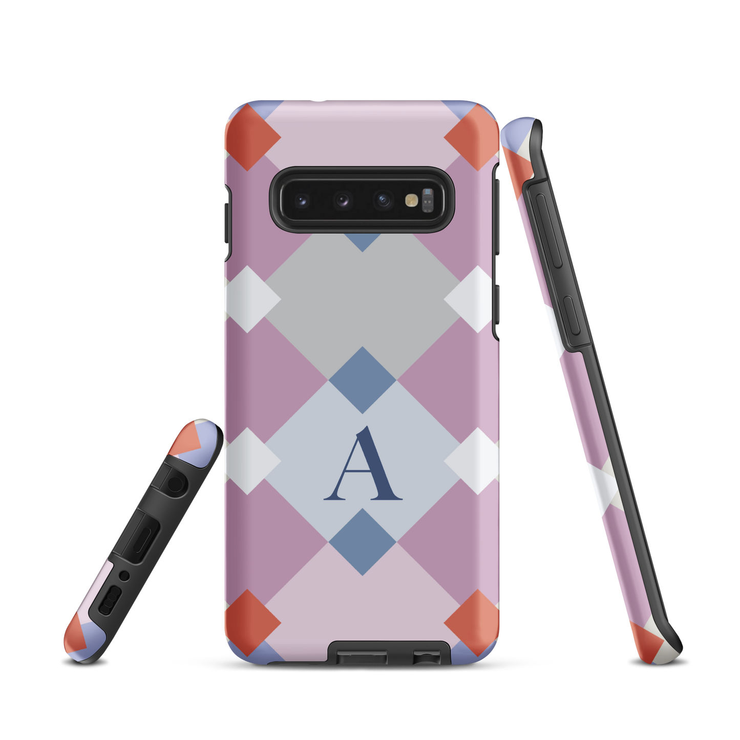 Tough case for Samsung Galaxy Variations | Monogramed Geometric Shaped