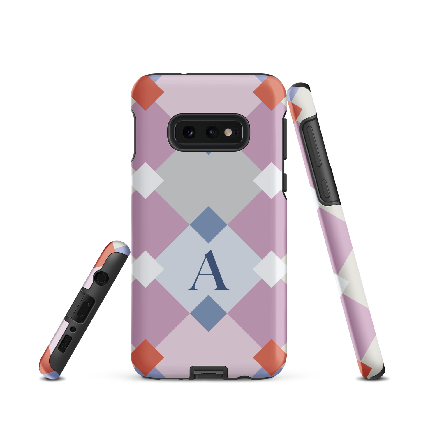 Tough case for Samsung Galaxy Variations | Monogramed Geometric Shaped