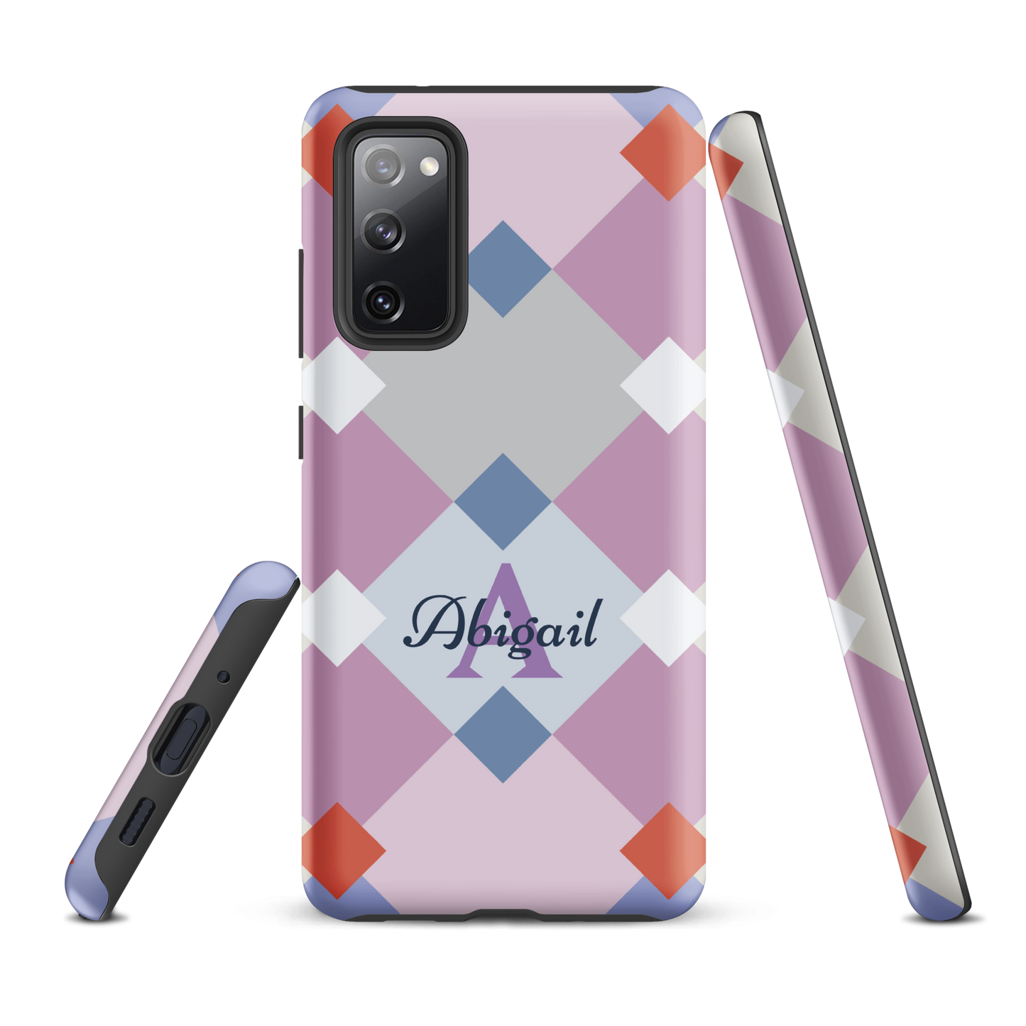 Tough case for Samsung® Galaxy Variations | Personalized Geometric Shaped