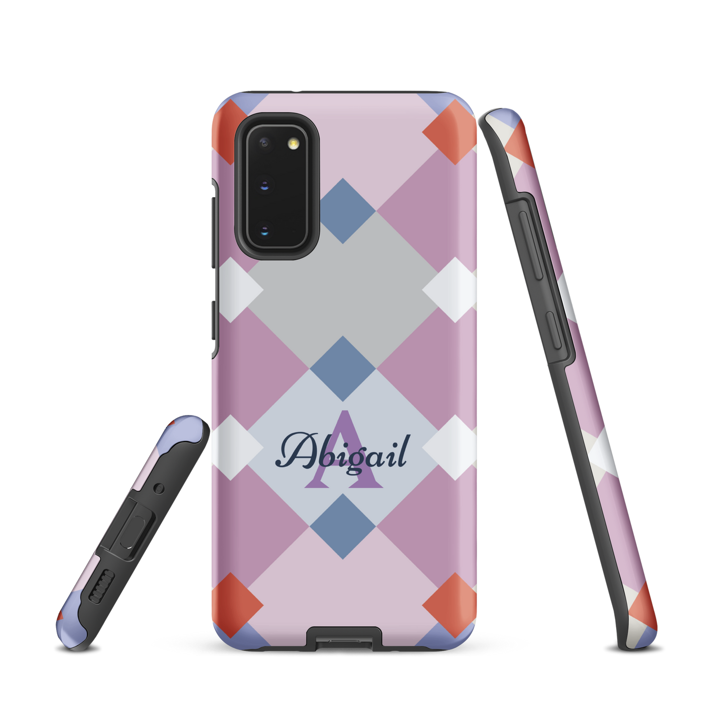 Tough case for Samsung® Galaxy Variations | Personalized Geometric Shaped