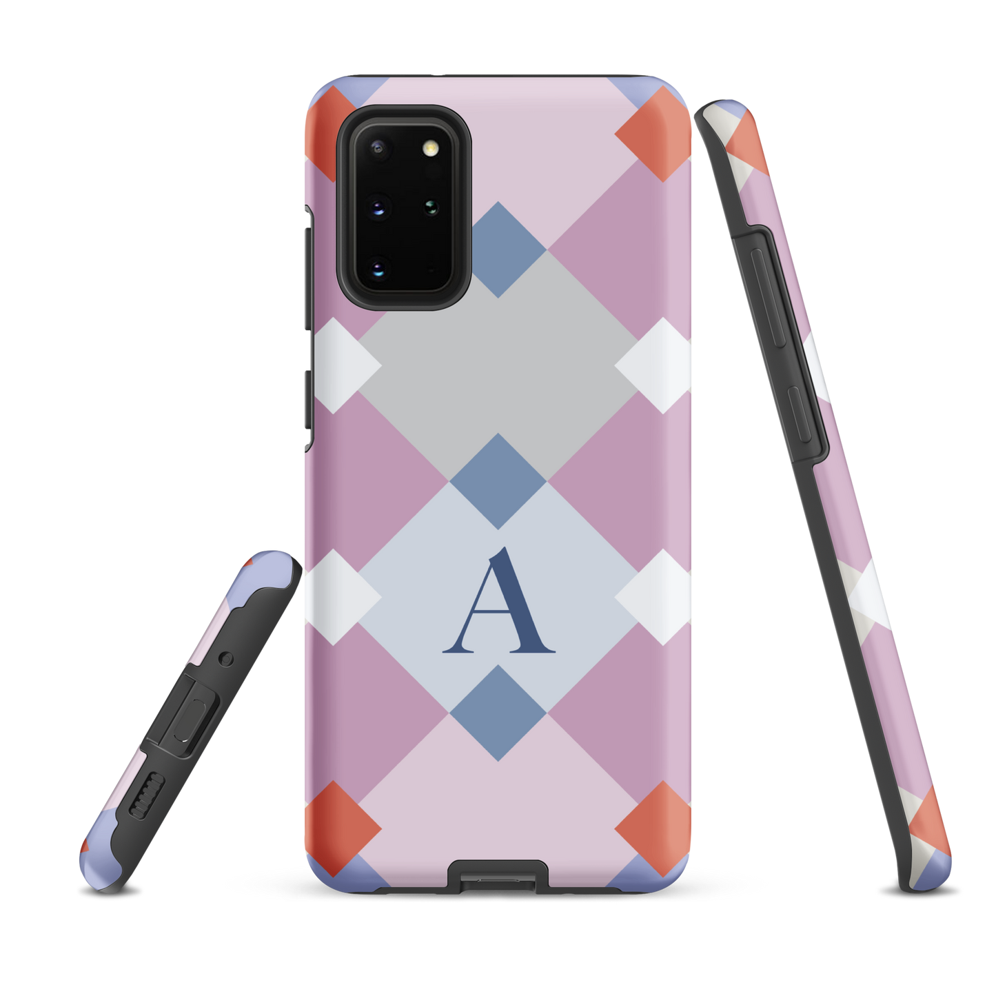 Tough case for Samsung Galaxy Variations | Monogramed Geometric Shaped