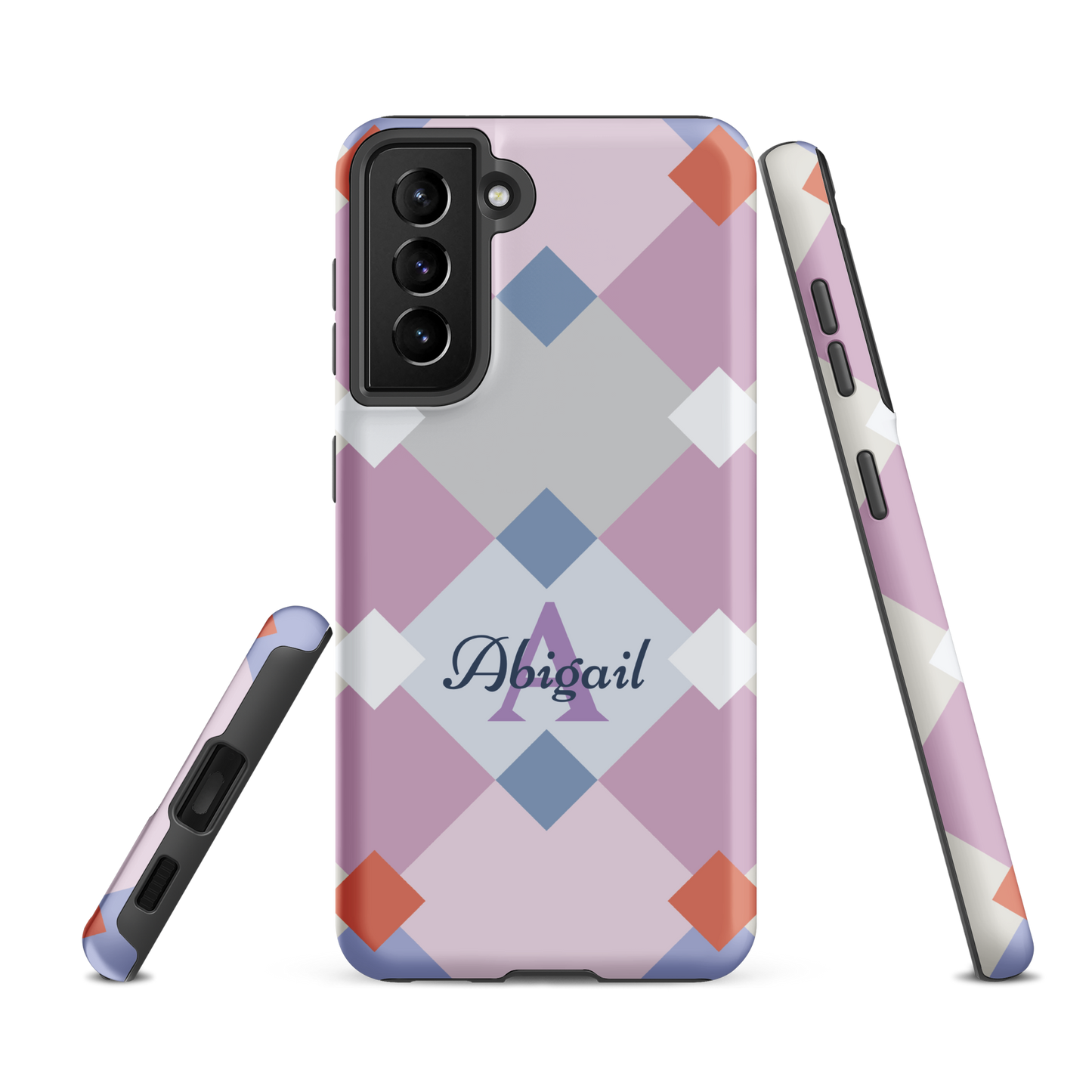 Tough case for Samsung® Galaxy Variations | Personalized Geometric Shaped