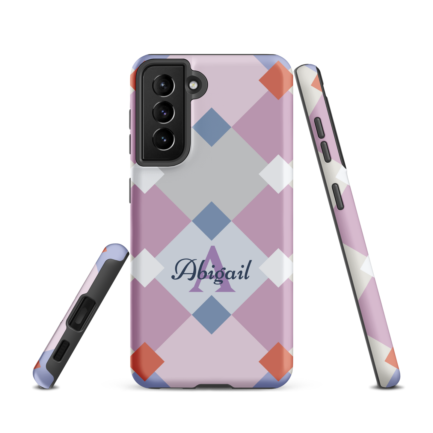 Tough case for Samsung® Galaxy Variations | Personalized Geometric Shaped