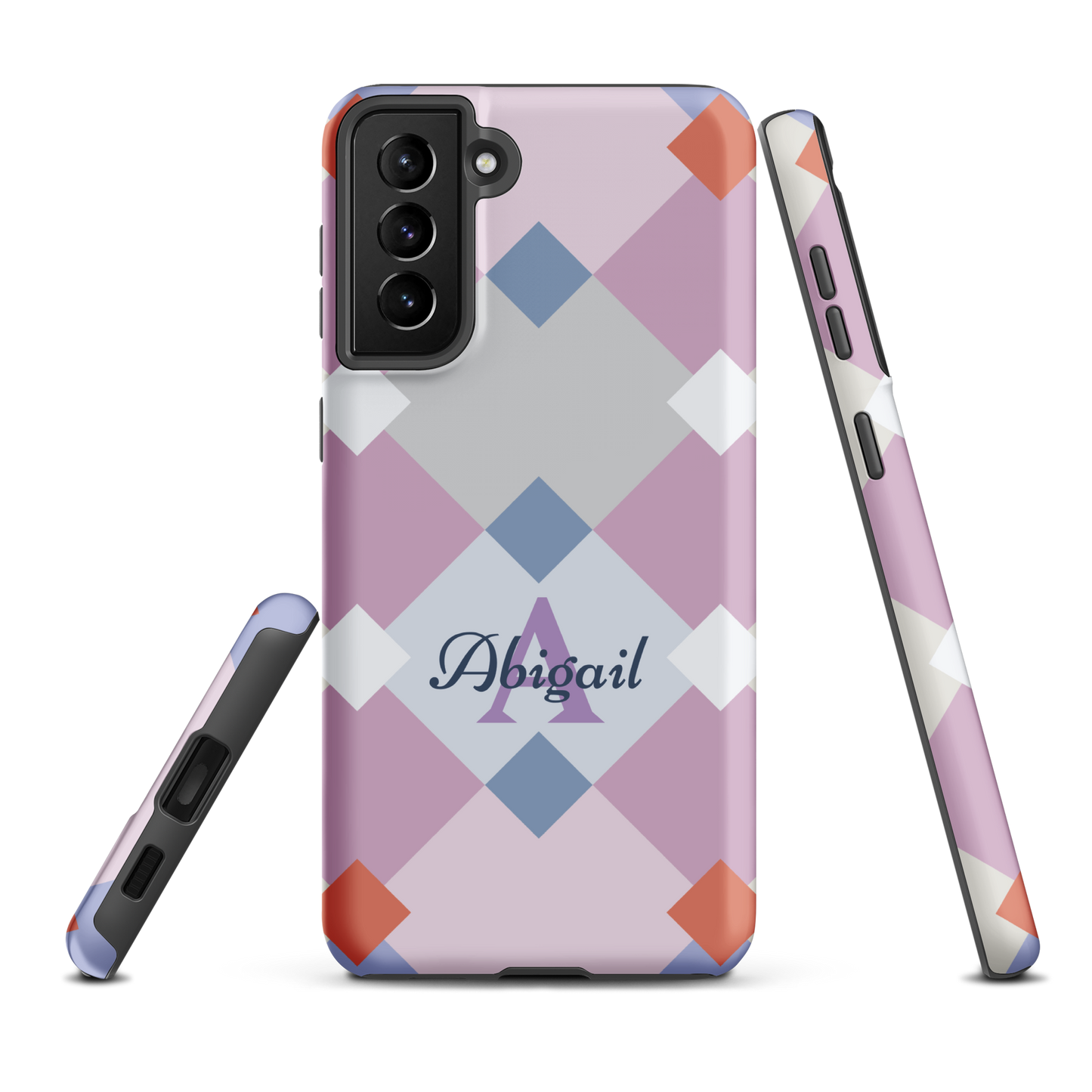 Tough case for Samsung® Galaxy Variations | Personalized Geometric Shaped