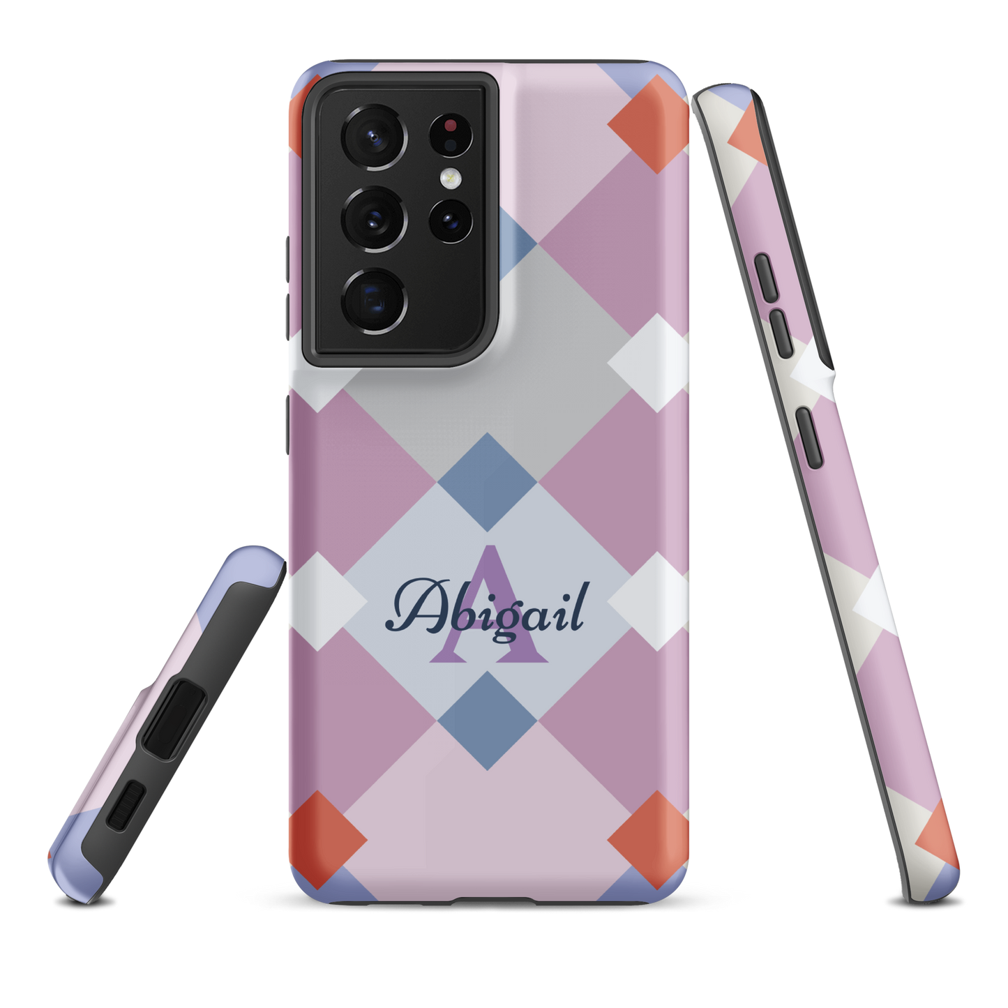 Tough case for Samsung® Galaxy Variations | Personalized Geometric Shaped