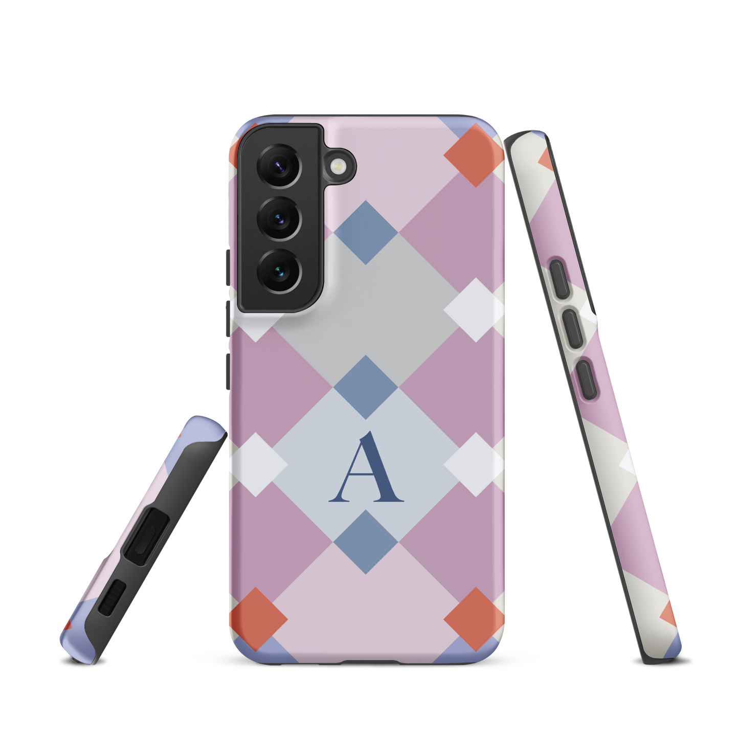 Tough case for Samsung Galaxy Variations | Monogramed Geometric Shaped