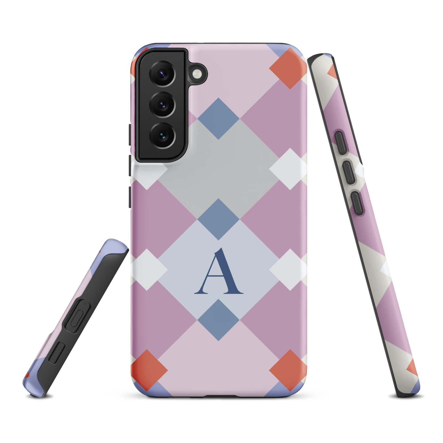 Tough case for Samsung Galaxy Variations | Monogramed Geometric Shaped