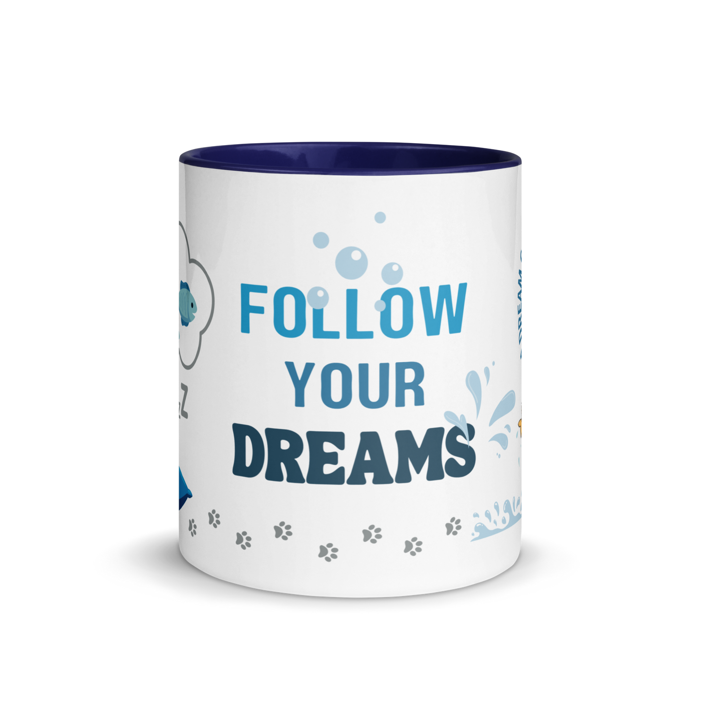 Accent Coffee Mug 11oz | Dream Big, Follow Your Dreams, A Dream Comes True