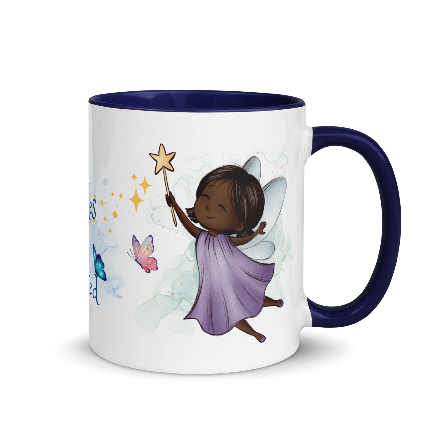 Accent Coffee Mug 11oz | All Wishes Are Granted | Purple Fairy