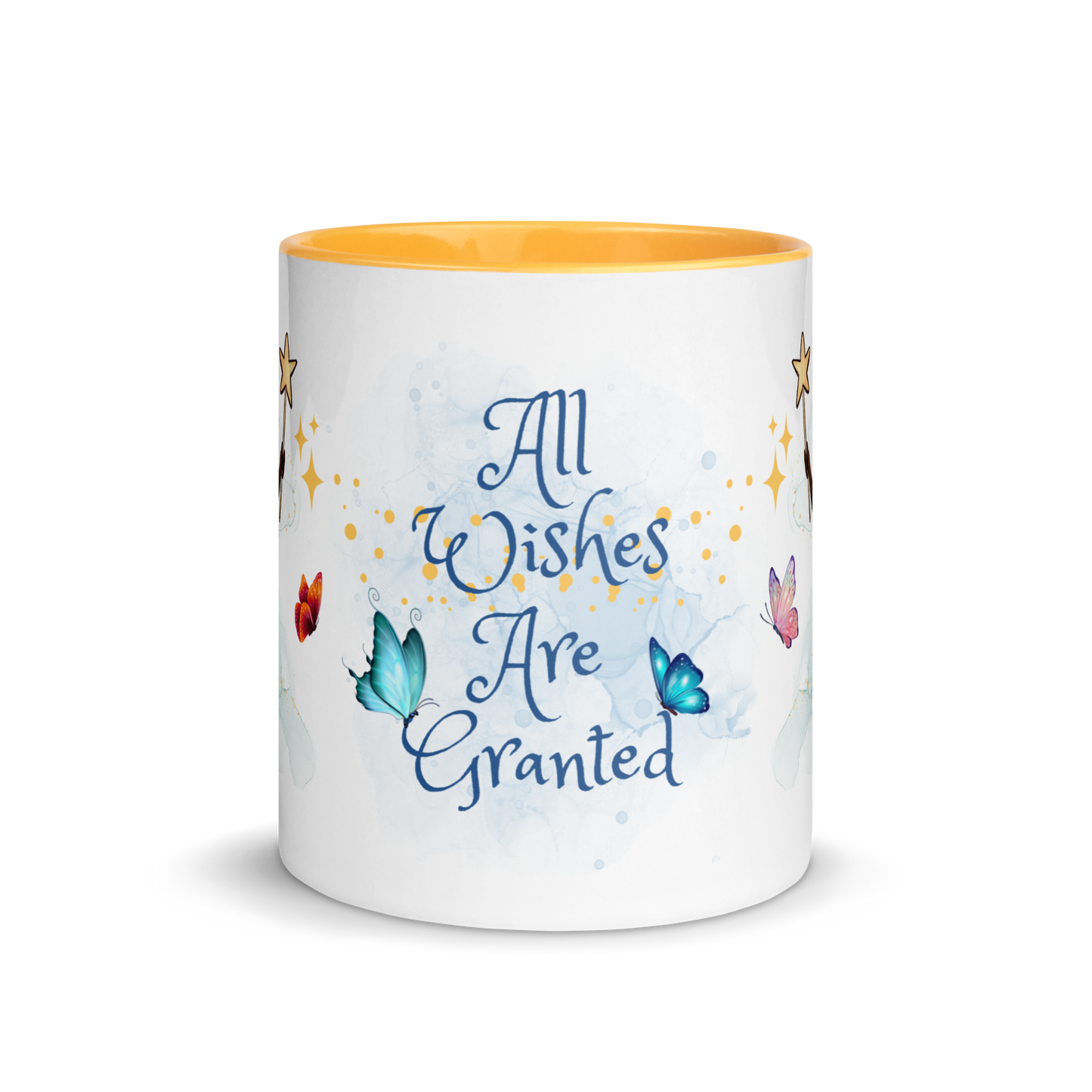 Accent Coffee Mug 11oz | All Wishes Are Granted | Purple Fairy