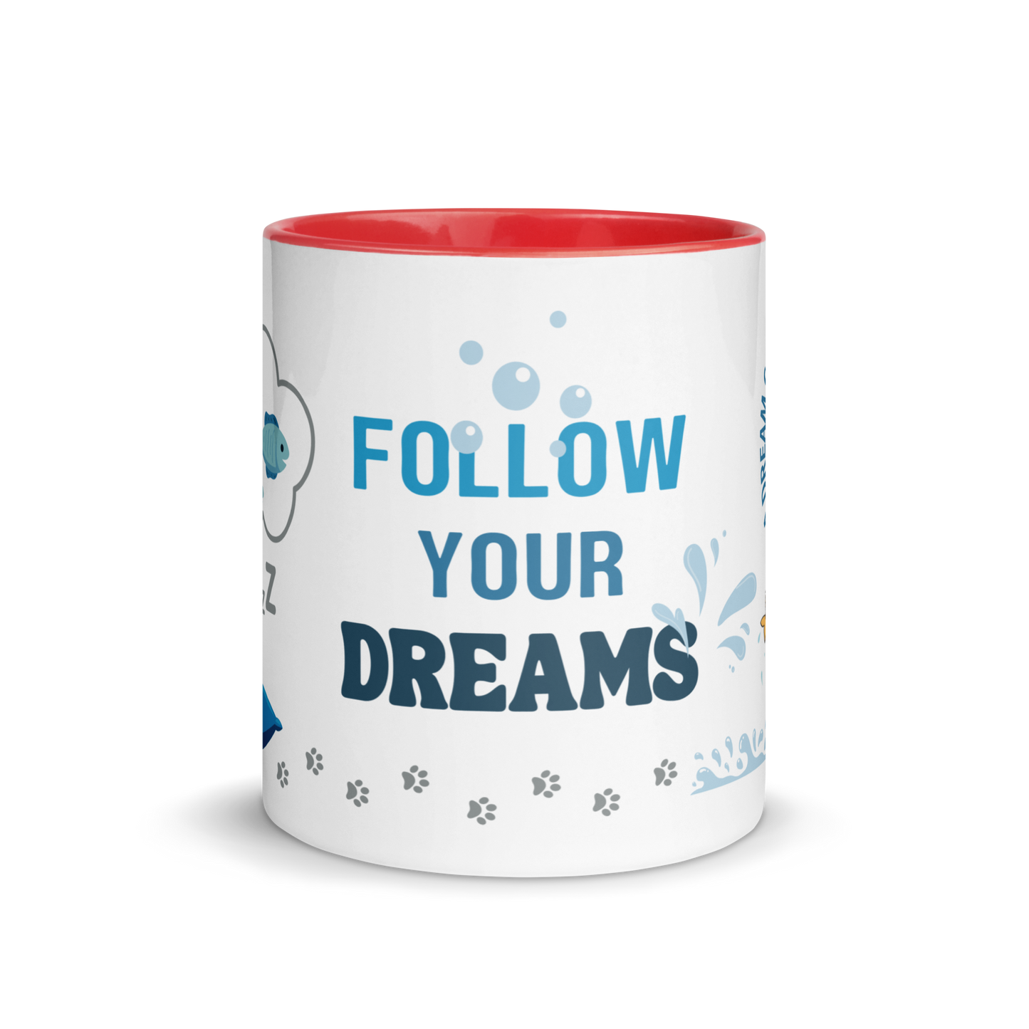 Accent Coffee Mug 11oz | Dream Big, Follow Your Dreams, A Dream Comes True