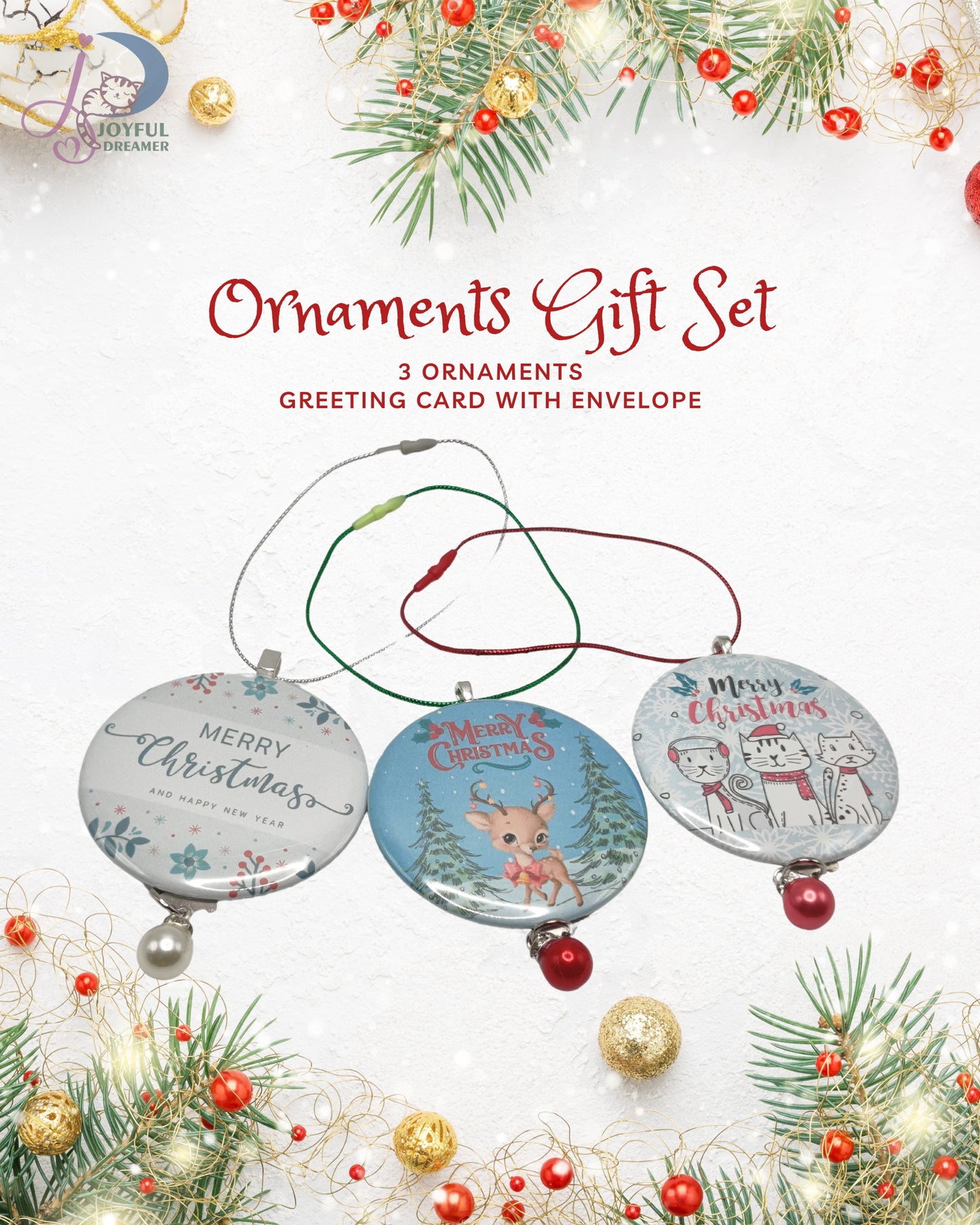 Gift Set | Handmade Holiday Ornaments