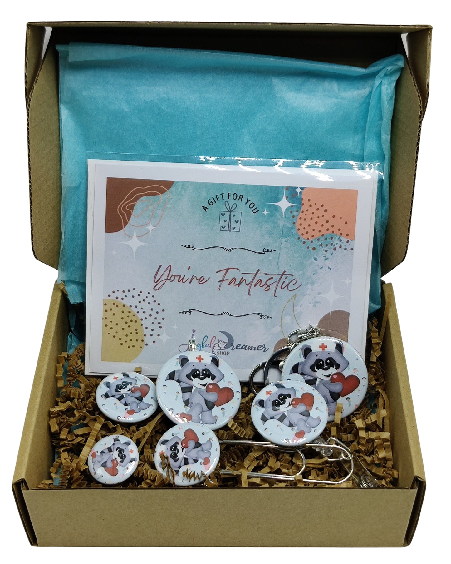 Gift Set for Nurses on any occasion Greeting Card/Envelope | You're Fantastic