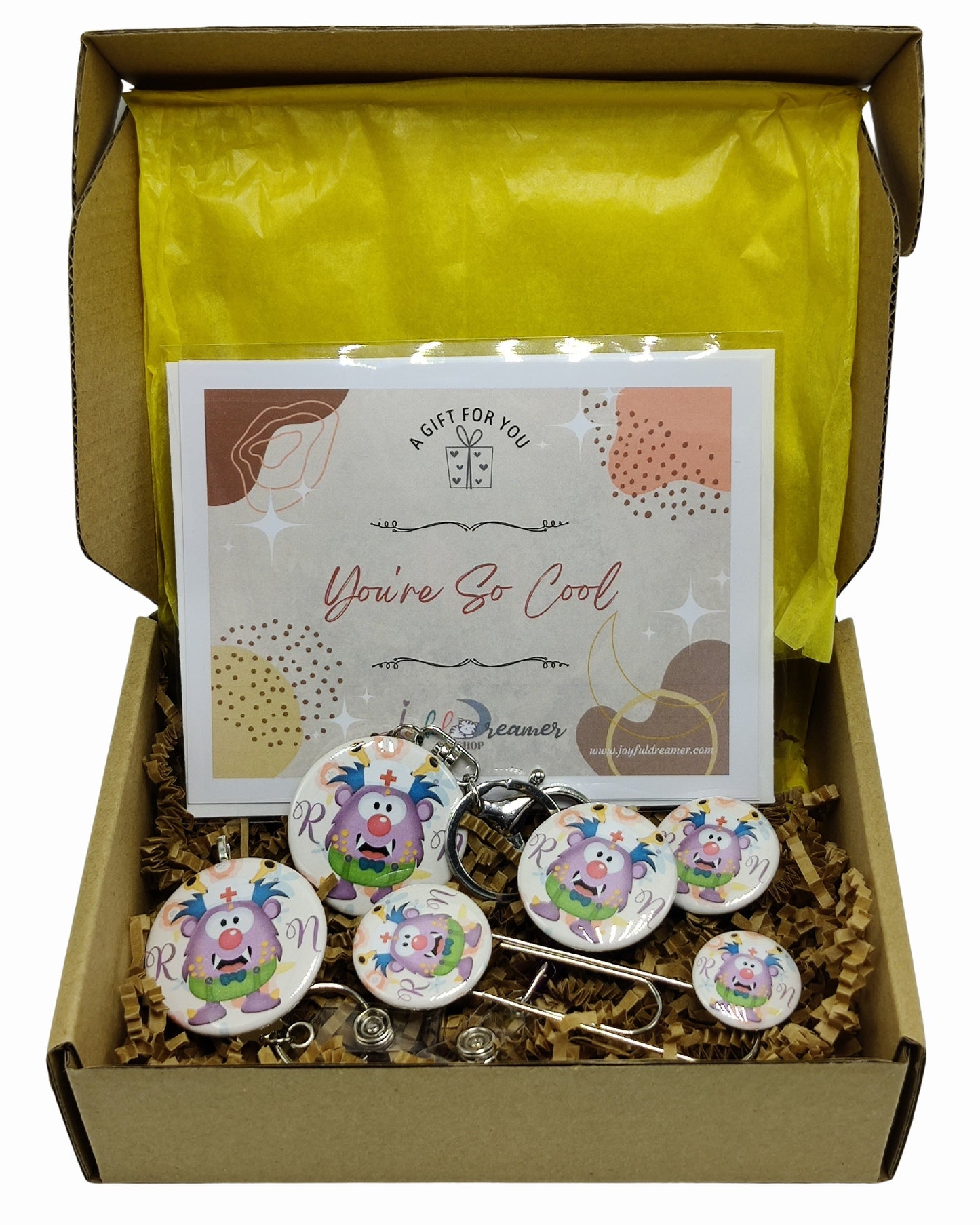 Gift Set for Nurses on any occasion Greeting Card w/Envelope | You're So Cool