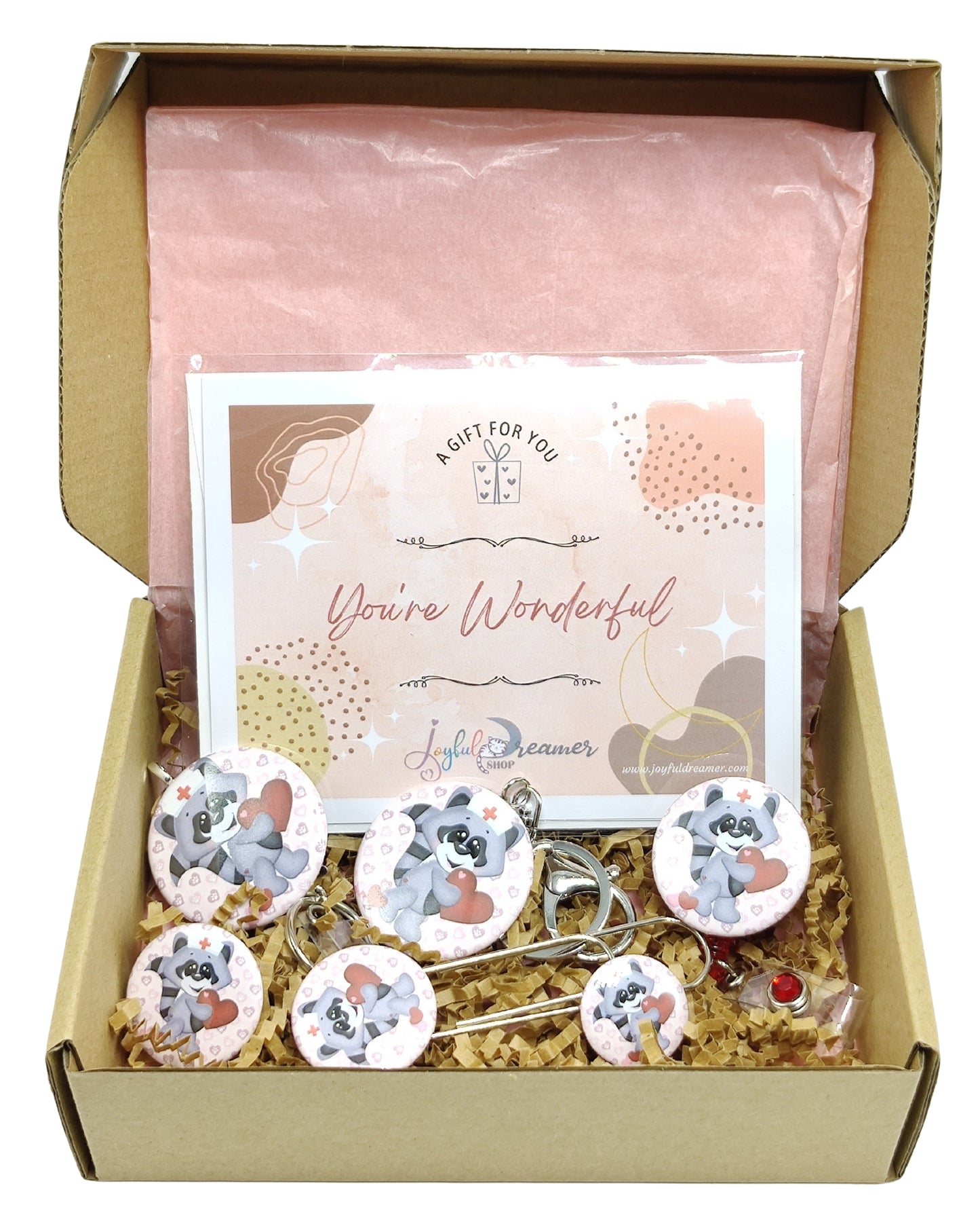 Gift Set for Nurses on any occasion Greeting Card/Envelope | You're Wonderful