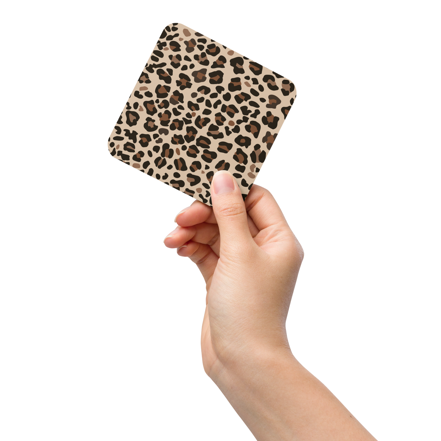 Cork-back coaster | Leopard Animal Print