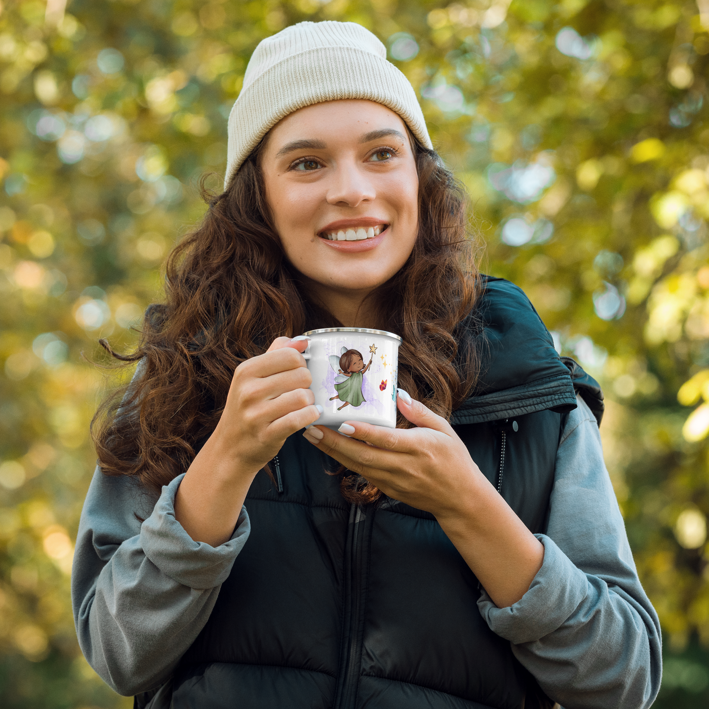 Enamel Mug | All Wishes Are Granted | Little Green Fairy