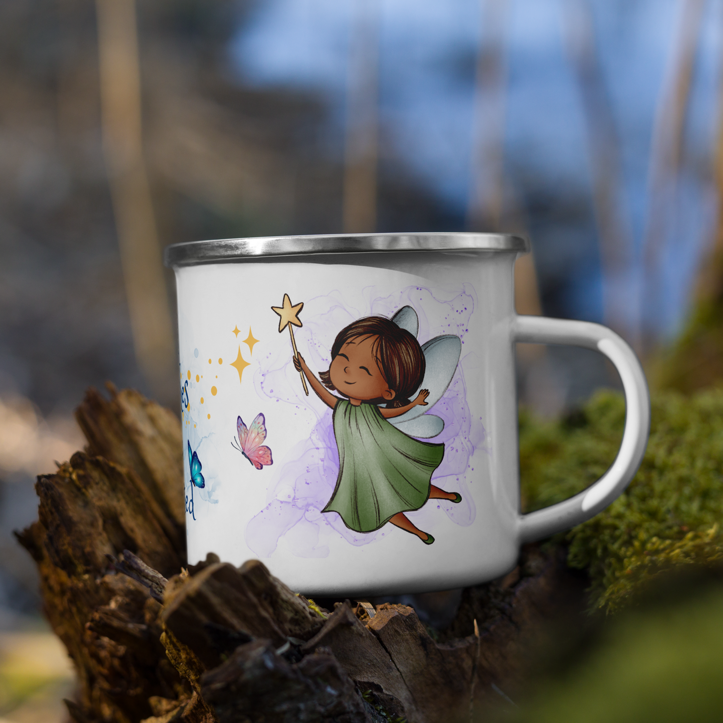 Enamel Mug | All Wishes Are Granted | Little Green Fairy