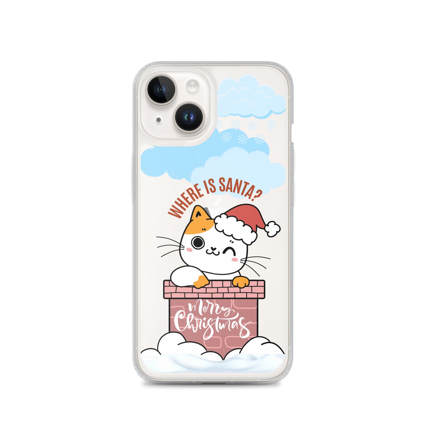 Clear Case For iPhone 14, 14 Plus, 14 Pro, 14 Pro Max | Cat Themed