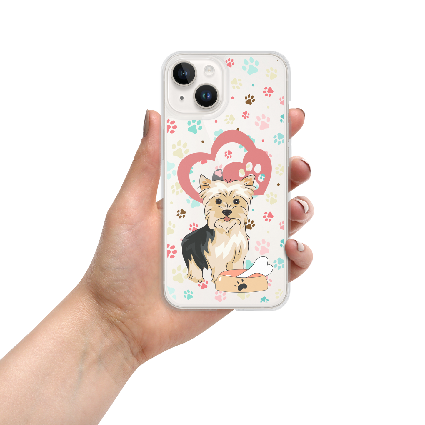 Clear Case For iPhone 14, 14 Plus, 14 Pro, 14 Pro Max | Dog Themed