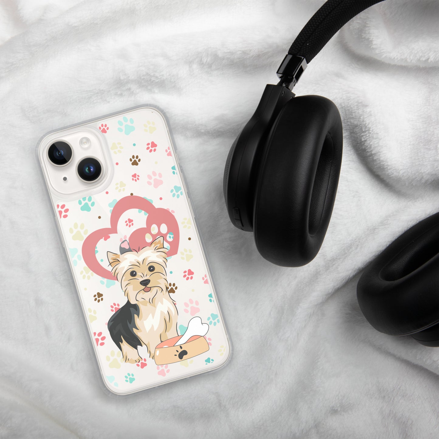 Clear Case For iPhone 14, 14 Plus, 14 Pro, 14 Pro Max | Dog Themed