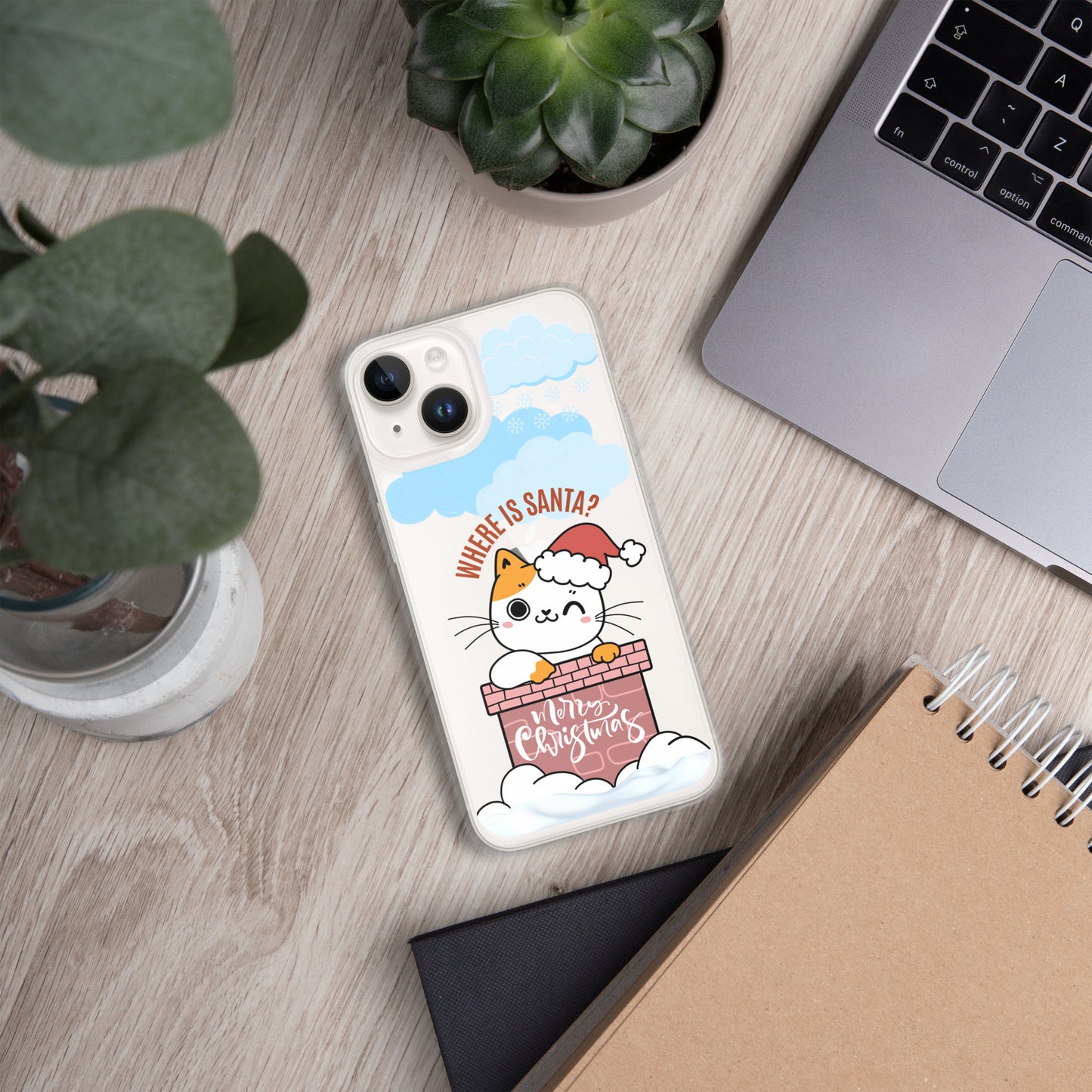 Clear Case For iPhone 14, 14 Plus, 14 Pro, 14 Pro Max | Cat Themed