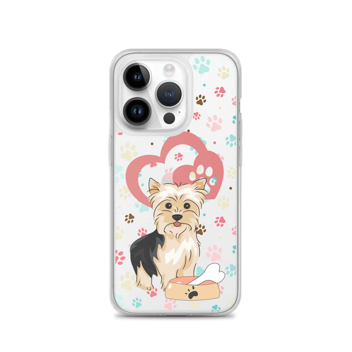 Clear Case For iPhone 14, 14 Plus, 14 Pro, 14 Pro Max | Dog Themed