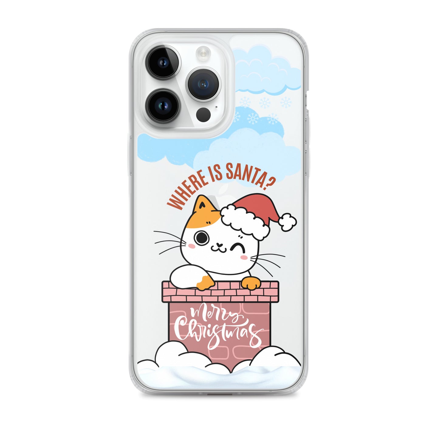 Clear Case For iPhone 14, 14 Plus, 14 Pro, 14 Pro Max | Cat Themed