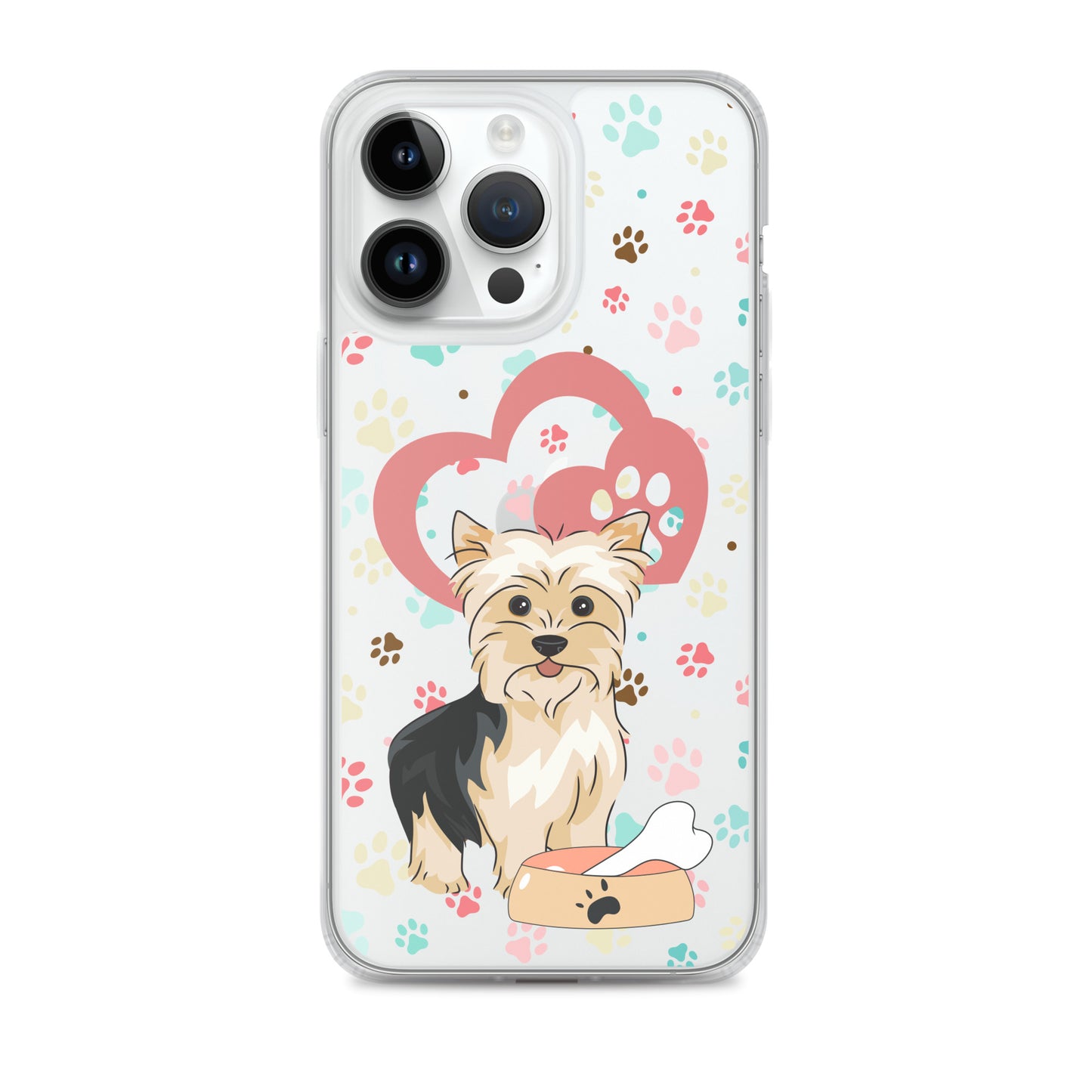 Clear Case For iPhone 14, 14 Plus, 14 Pro, 14 Pro Max | Dog Themed