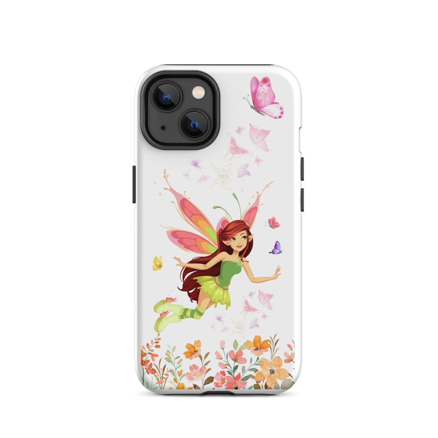 Tough case for iPhone 14, 15, Plus, Pro, Pro Max | Fairy Themed