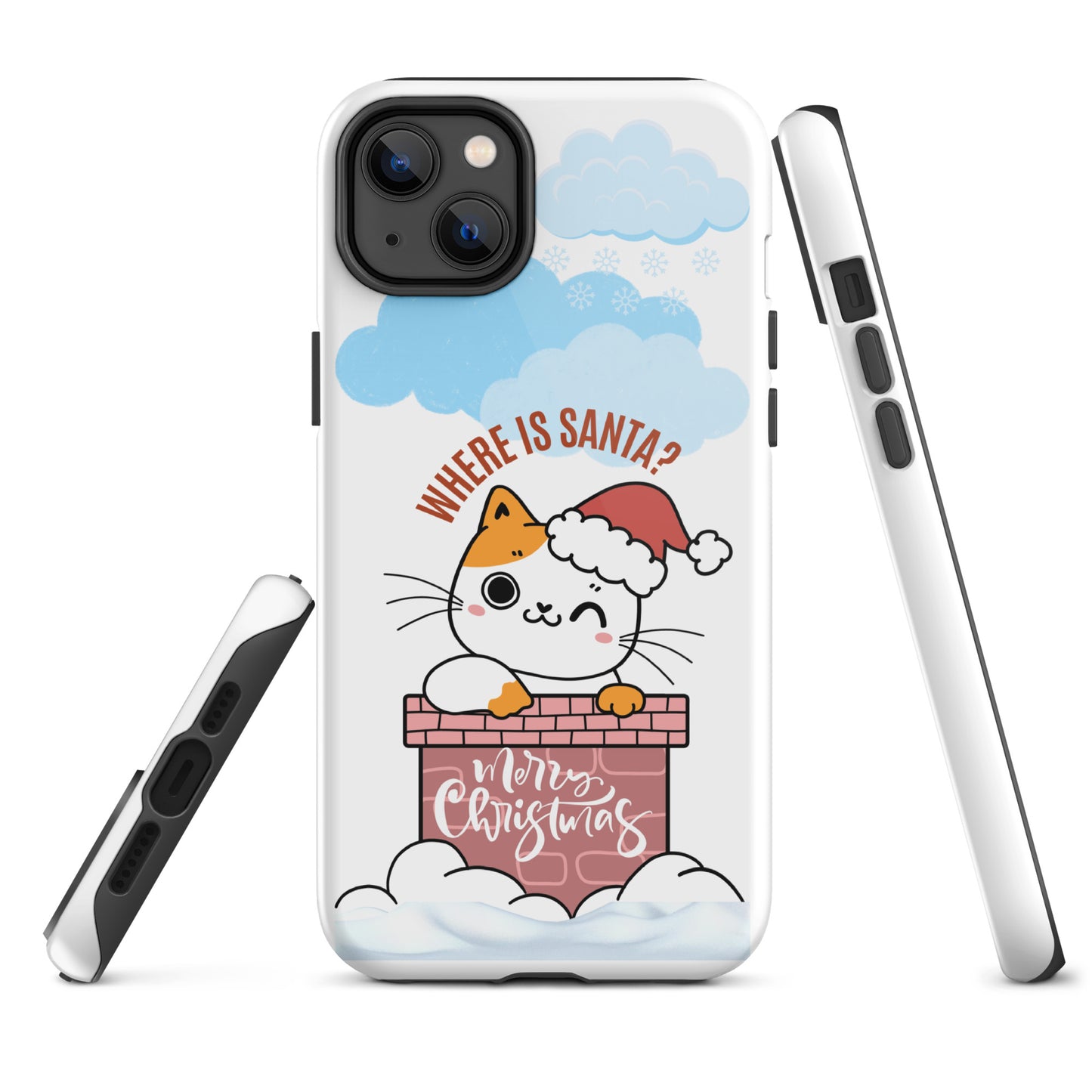 Tough case for iPhone 14, 15, 16, Plus, Pro, Pro Max | Cat Themed