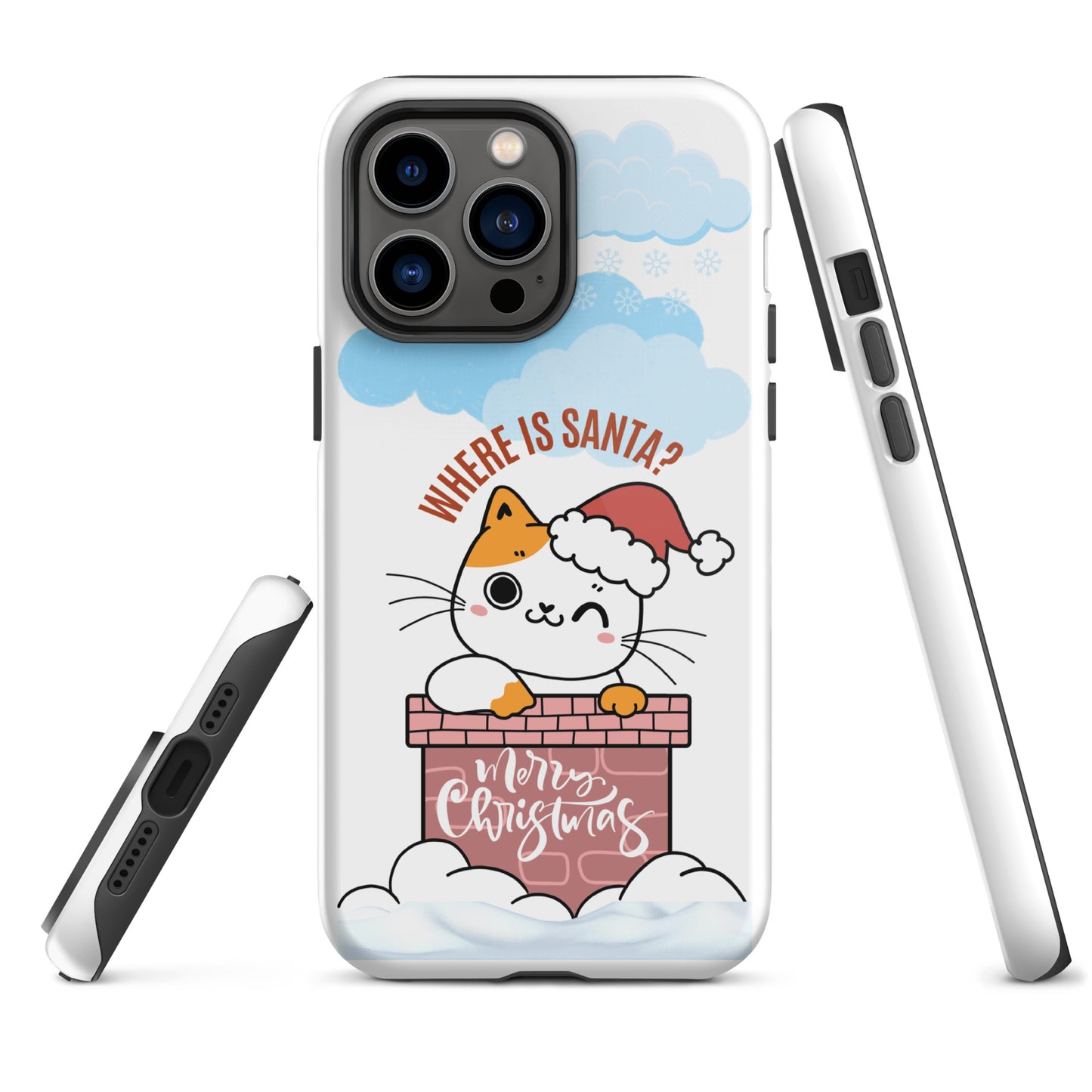 Tough case for iPhone 14, 15, 16, Plus, Pro, Pro Max | Cat Themed