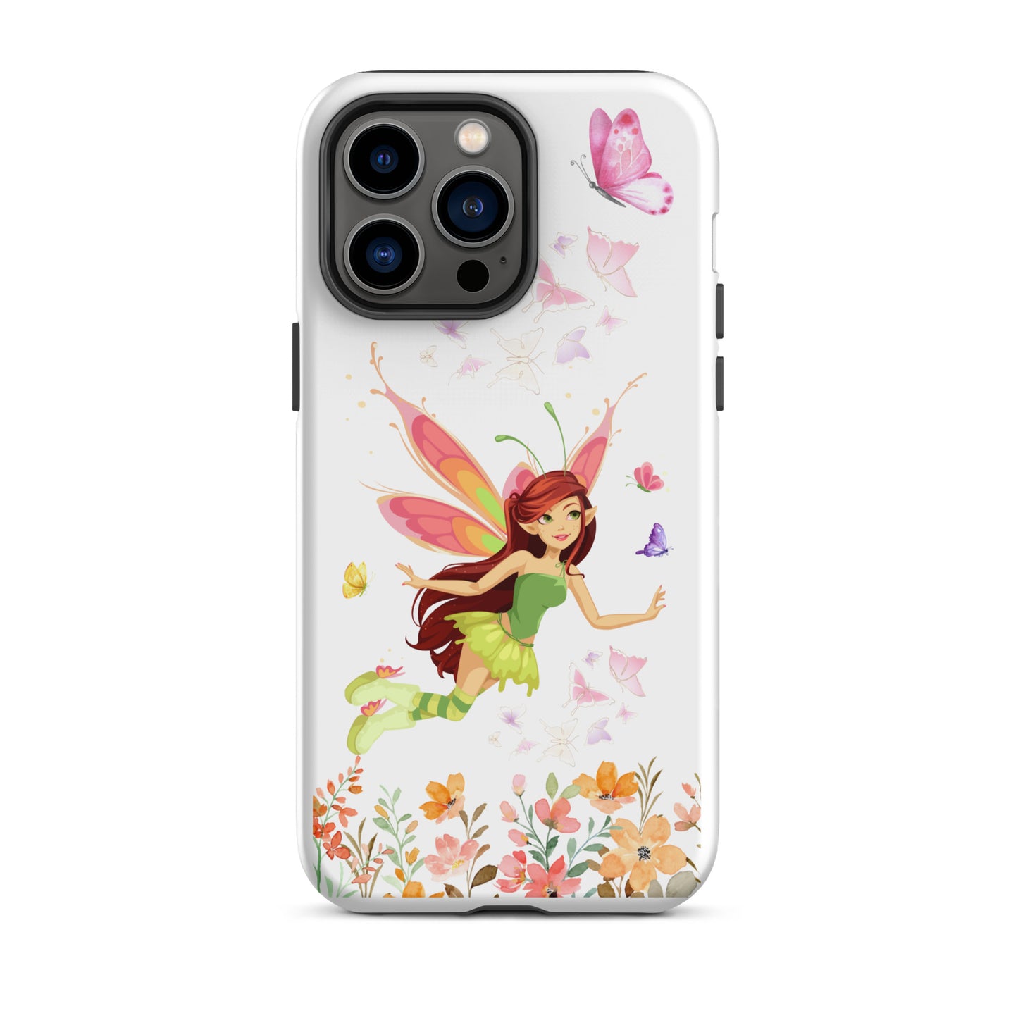 Tough case for iPhone 14, 15, Plus, Pro, Pro Max | Fairy Themed