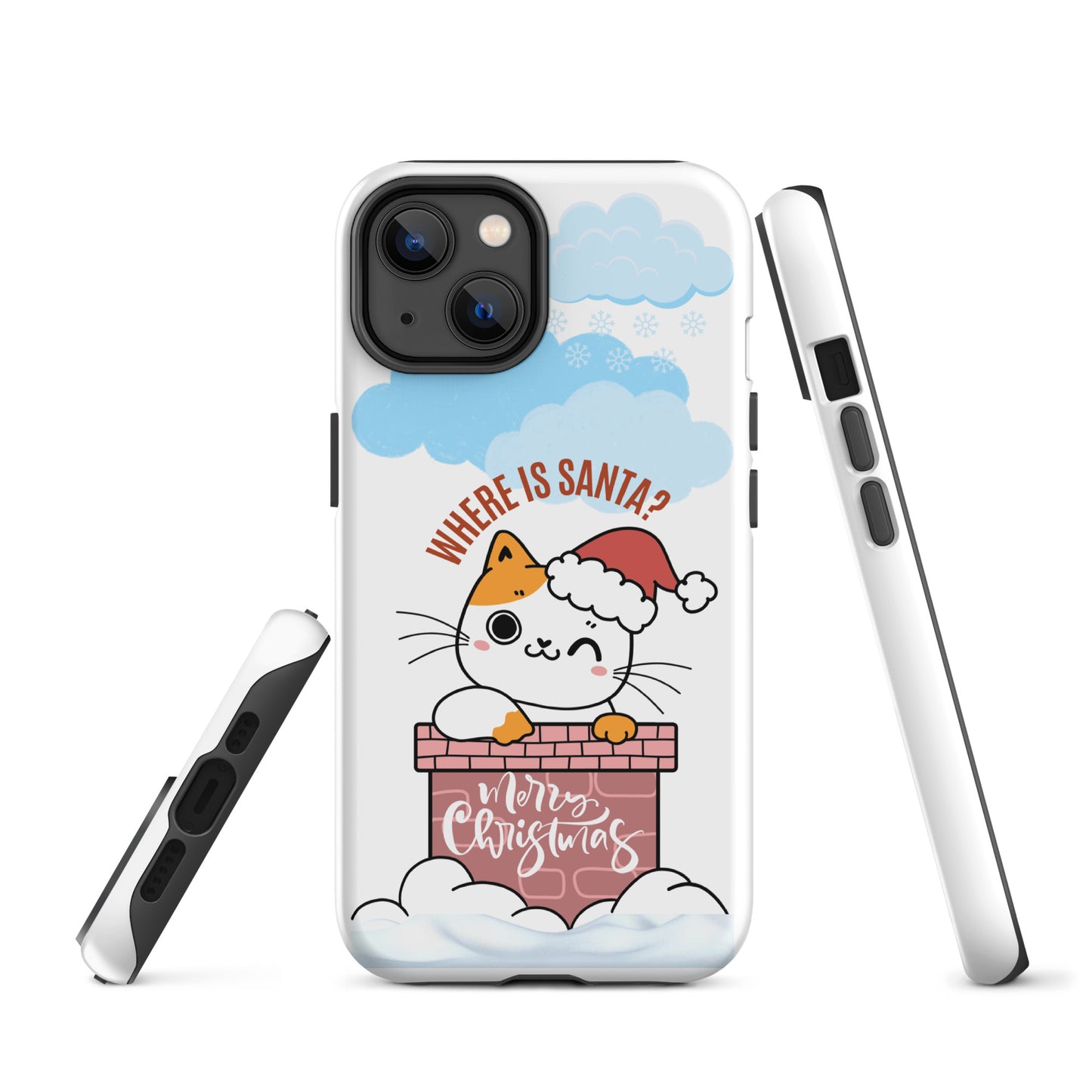 Tough case for iPhone 14, 15, 16, Plus, Pro, Pro Max | Cat Themed