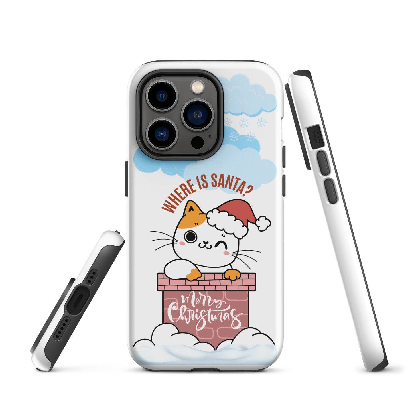 Tough case for iPhone 14, 15, 16, Plus, Pro, Pro Max | Cat Themed