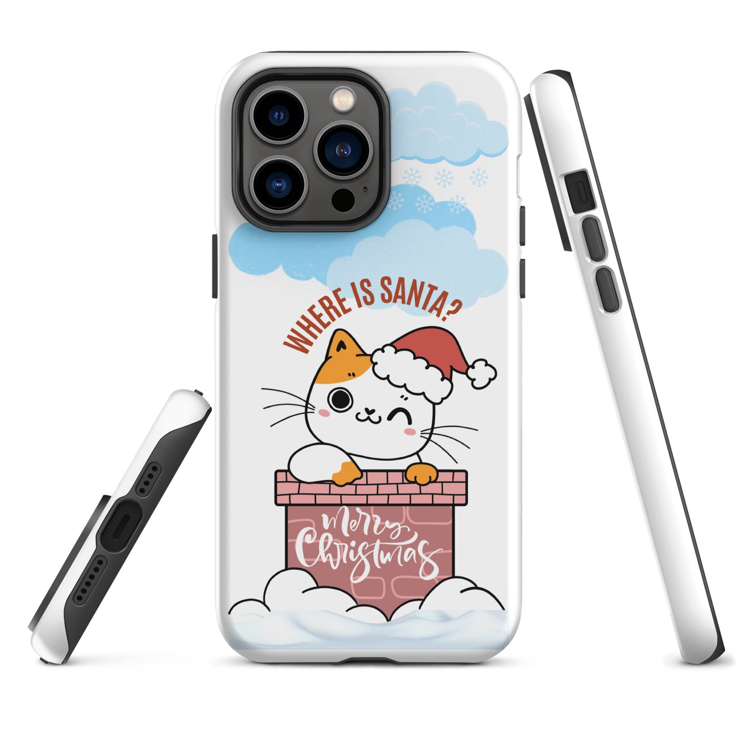 Tough case for iPhone 14, 15, 16, Plus, Pro, Pro Max | Cat Themed